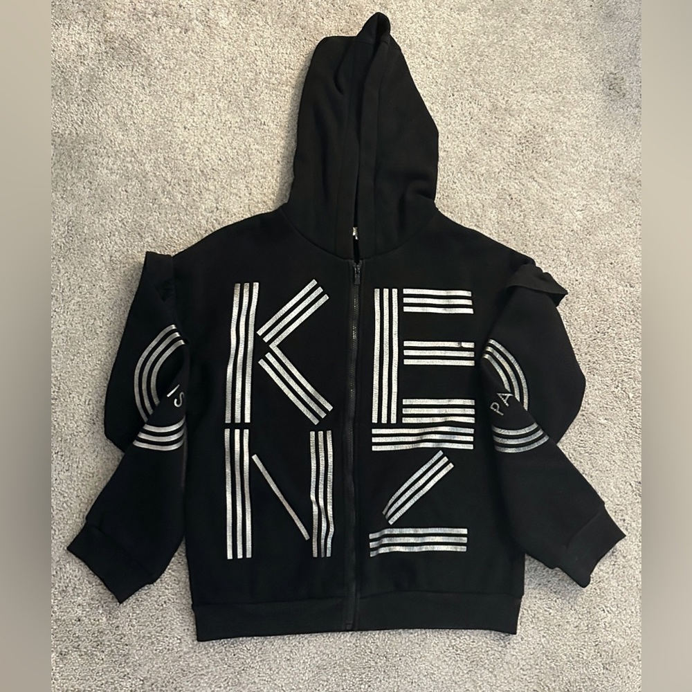 Kenzo girls Zip up hoodie really good condition size 14 yrs